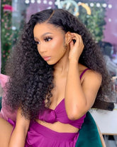 Peruca Lace Humana Cacheada 60cm 13x4 HD - Diana